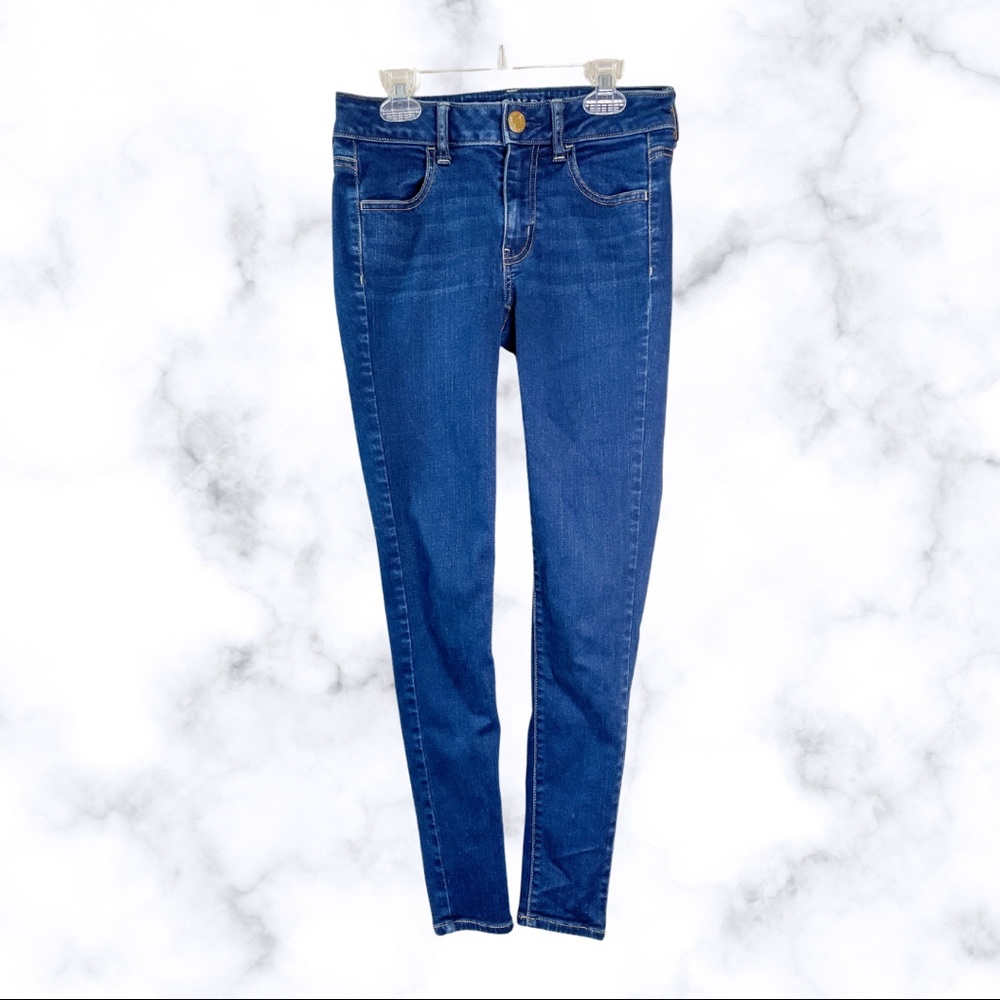 American Eagle Dark Wash Super Stretch Jegging Jean